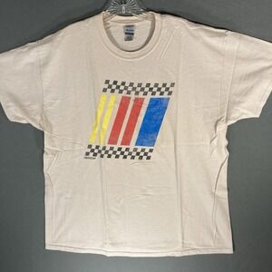 Nascar‎ T Shirt Mens XL Heavy Cotton Gildan Graphic Racing Cars